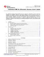 Texas Instruments TUSS44 0 Series User Manual preview