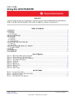 Предварительный просмотр 1 страницы Texas Instruments UCC27624EVM User Manual