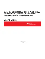 Texas Instruments UCC28780EVM-021 User Manual предпросмотр