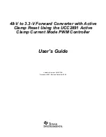 Предварительный просмотр 2 страницы Texas Instruments UCC2891 User Manual