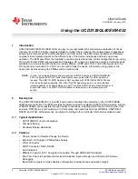 Предварительный просмотр 2 страницы Texas Instruments UCD3138OL40EVM-032 User Manual