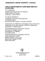 Предварительный просмотр 12 страницы Texas Instruments UM1381 Operating Manual