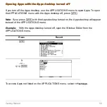 Preview for 58 page of Texas Instruments Voyage 200 User Manual