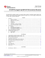 Preview for 1 page of Texas Instruments WCSP-Packaged bq24272 User Manual