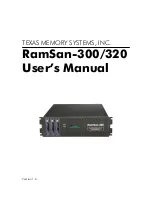 Preview for 1 page of Texas Memory Systems RamSan-3 Series User Manual