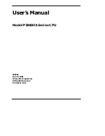 Texas Microsystems P5000HX Series User Manual preview