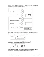 Preview for 10 page of Texas Weather Instruments Weather Report WR-25 Instruction Manual