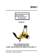Texas APW 70 User Manual preview