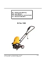 Texas EL-TEX 1300 User Manual preview