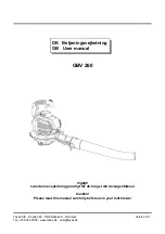 Предварительный просмотр 1 страницы Texas GBV 260 User Manual