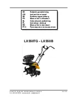 Texas LX550B Instruction Manual preview