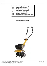 Texas Mini tex 204R Instruction Manual preview