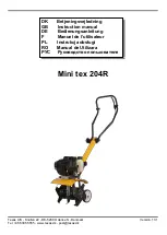 Texas Mini tex 204R Instruction Manual предпросмотр