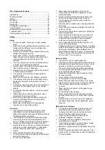 Preview for 13 page of Texas Multi Cut 610 User Manual