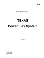 Preview for 10 page of Texas Power Flex System Operator'S Manual