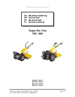 Texas Pro Trac 700 User Manual preview