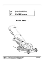 Preview for 1 page of Texas Razor 4600 Li User Manual