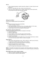 Предварительный просмотр 20 страницы Texas Snowbuster 1100E User Manual