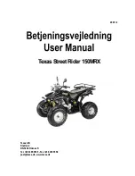 Texas Street Rider 150MRX User Manual preview