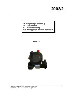 Preview for 1 page of Texas TG475 User Manual