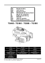 Preview for 1 page of Texas TG485 User Manual