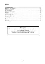 Preview for 20 page of Texas XT 50 TR/W User Manual