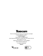 Предварительный просмотр 16 страницы Texecom CEJ0000 Installation Manual