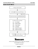 Preview for 4 page of Texecom INS225-3 User Manual