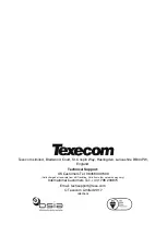 Предварительный просмотр 152 страницы Texecom PREMIER 168 Installation Manual