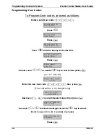 Preview for 50 page of Texecom PREMIER 168 Master User Manual