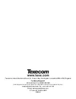 Preview for 92 page of Texecom Premier 24 Installation Manual