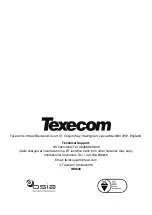 Preview for 4 page of Texecom Premier Elite TTLCom Installation Manual