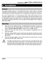 Preview for 5 page of Texecom Speech Dialler Installation Manual