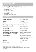 Preview for 4 page of texet BlueFun TPA-2170 User Manual