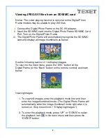 Preview for 8 page of texet DPF-510 User Manual