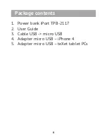 Preview for 10 page of texet iPort TPB-2117 User Manual