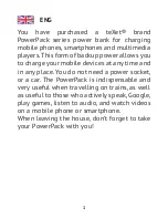 Preview for 5 page of texet PowerPack TPB-2113 User Manual