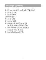 Preview for 10 page of texet PowerPack TPB-2113 User Manual