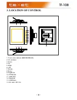 Preview for 4 page of texet TF-108 Service Manual