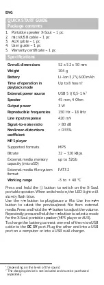 Предварительный просмотр 2 страницы texet TPA-2172 X-Soul User Manual