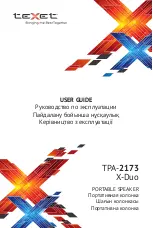 Preview for 1 page of texet TPA-2173 X-Duo User Manual