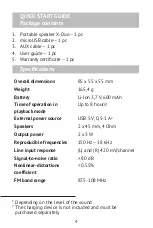 Preview for 4 page of texet TPA-2173 X-Duo User Manual