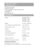 Preview for 4 page of texet TPA-3005 User Manual