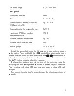 Preview for 5 page of texet TPA-3005 User Manual