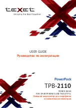 Preview for 1 page of texet TPB-2110 User Manual