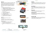 Texim Europe Matrix 605 Quick Installation Manual preview