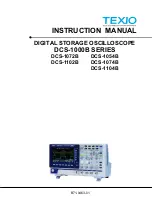 TEXIO DCS-1000B SERIES Instruction Manual preview