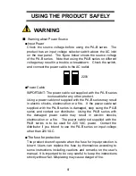 Preview for 6 page of TEXIO PA10-5B Instruction Manual