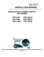 Preview for 1 page of TEXIO PSF-1200L Instruction Manual