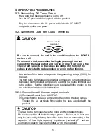 Preview for 32 page of TEXIO PSF-1200L Instruction Manual